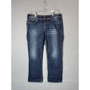 Silver Jeans Womens‎ 30 Aiko Bootcut Dark Wash Denim Jeans
